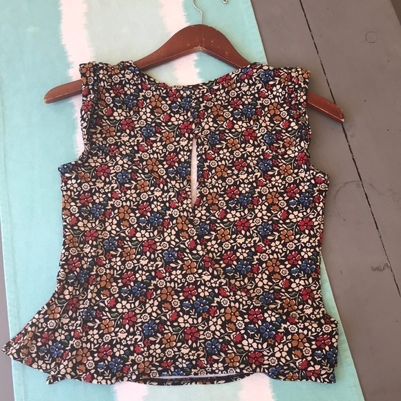 Maeve by Anthropologie Floral Print Wrap‎ Top - Picture 2 of 9